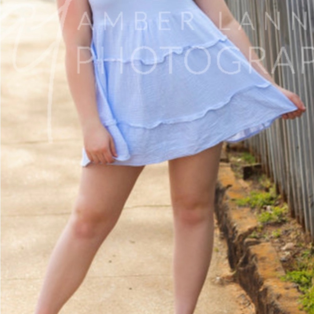 HYFVE Light Blue Ruffle Dress - Picture 3 of 3